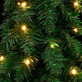 Artificial Pre-lit Christmas Tree with 100 LEDs 180 cm - Close-Up Angle