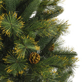 Artificial Hinged Christmas Tree with Cones 150 cm