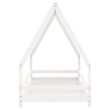 Kids Bed Frame White 90x190 cm Solid Wood Pine - Top-Down View
