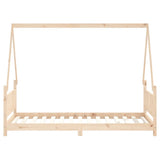 Kids Bed Frame 90x190 cm Solid Wood Pine - Top-Down View