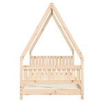 Kids Bed Frame 90x190 cm Solid Wood Pine