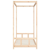 Kids Bed Frame 90x190 cm Solid Wood Pine - 45-Degree Angle