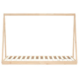 Kids Bed Frame 90x190 cm Solid Wood Pine
