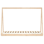 Kids Bed Frame 90x190 cm Solid Wood Pine