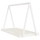 Kids Bed Frame White 90x190 cm Solid Wood Pine
