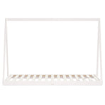 Kids Bed Frame White 90x190 cm Solid Wood Pine