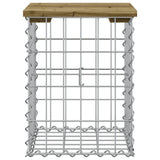 Garden Bench Gabion Design 33x31x42 cm Impregnated Wood Pine