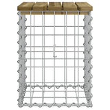 Garden Bench Gabion Design 33x31x42 cm Impregnated Wood Pine