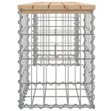 Garden Bench Gabion Design 103x31x42 cm Solid Wood Pine - Top-Down View