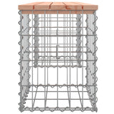 Garden Bench Gabion Design 103x31x42 cm Solid Wood Douglas