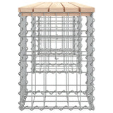 Garden Bench Gabion Design 203x31x42 cm Solid Wood Pine