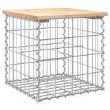 Garden Bench Gabion Design 43x44x42 cm Solid Wood Pine