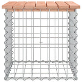 Garden Bench Gabion Design 43x44x42 cm Solid Wood Douglas - Top-Down View