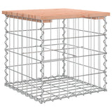Garden Bench Gabion Design 43x44x42 cm Solid Wood Douglas - 45-Degree Angle