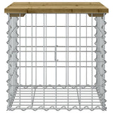 Garden Bench Gabion Design 43x44x42 cm Impregnated Wood Pine