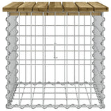 Garden Bench Gabion Design 43x44x42 cm Impregnated Wood Pine