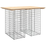 Garden Table Gabion Design 100x70x72 cm Solid Wood Pine