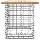 Garden Table Gabion Design 100x70x72 cm Solid Wood Pine