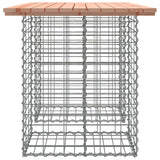 Garden Table Gabion Design 100x70x72 cm Solid Wood Douglas
