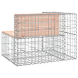 Garden Bench Gabion Design 92x71x65.5 cm Solid Wood Douglas