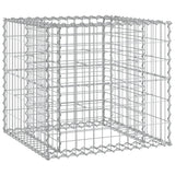Garden Bench with Gabion Basket Impregnated Wood Pine - 45-Degree Angle