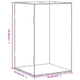 Display Box Transparent 14x14x22 cm Acrylic