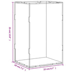 Display Box Transparent 22x18x35 cm Acrylic