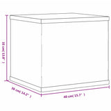 Display Box Transparent 40x36x35 cm Acrylic