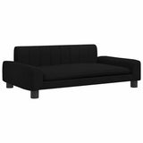 Kids Sofa Black 90x53x30 cm Fabric