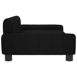 Kids Sofa Black 90x53x30 cm Fabric