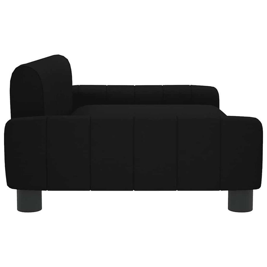 Kids Sofa Black 90x53x30 cm Fabric