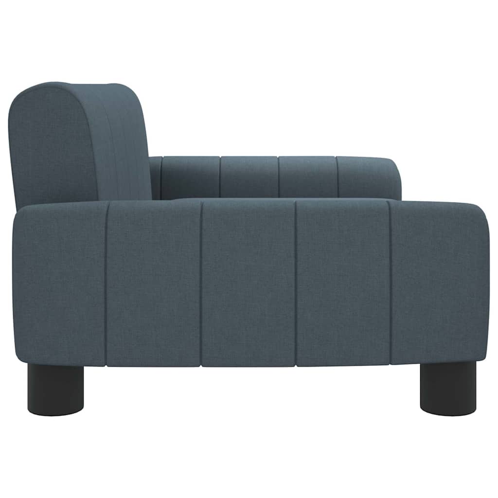 Kids Sofa Dark Grey 70x45x30 cm Fabric