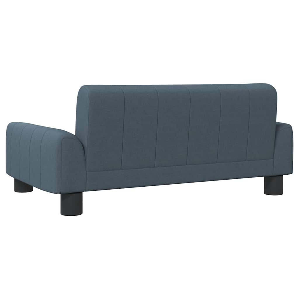Kids Sofa Dark Grey 70x45x30 cm Fabric