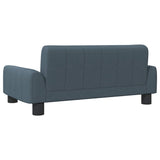 Kids Sofa Dark Grey 70x45x30 cm Fabric