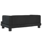 Kids Sofa Black 80x45x30 cm Velvet