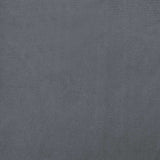 Kids Sofa Dark Grey 60x40x30 cm Velvet - Rear View