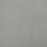 Kids Sofa Light Grey 100x50x26 cm Velvet - Rear View