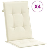 Reclining Garden Chairs with Cushions 4 pcs Solid Wood Teak - Extra Image