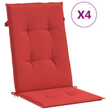 Reclining Garden Chairs with Cushions 4 pcs Solid Wood Teak - Extra Image