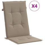 Reclining Garden Chairs with Cushions 4 pcs Solid Wood Teak - Extra Image