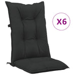 Reclining Folding Chairs with Cushions 6 pcs Solid Wood Teak