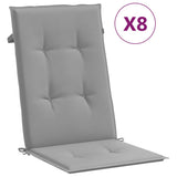 Reclining Garden Chairs with Cushions 8 pcs Solid Wood Teak - Extra Image