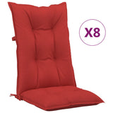 Reclining Garden Chairs with Cushions 8 pcs Solid Wood Teak - Extra Image