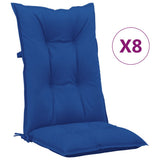 Reclining Folding Chairs with Cushions 8 pcs Solid Wood Teak - Extra Image