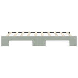 Daybed with Trundle without Mattress Light Grey 90x190 cm - Extra Image