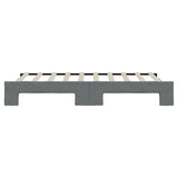 Daybed with Trundle without Mattress Dark Grey 90x190 cm - Extra Image