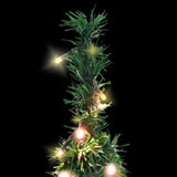 Artificial Christmas Tree Pop-up 50 LEDs Green 120 cm - Side View