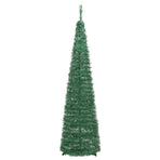 Artificial Christmas Tree Pop-up 50 LEDs Green 120 cm