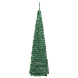 Artificial Christmas Tree Pop-up 50 LEDs Green 120 cm - Rear View