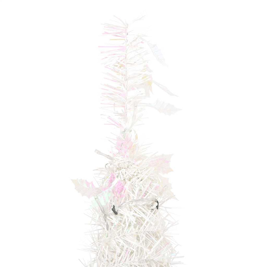 Artificial Christmas Tree Pop-up 50 LEDs White 120 cm